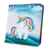 Ilike Maciņš grāmata iLike  Universal case Unicorn for tablet 9-10