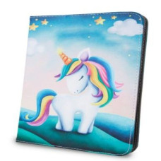 Ilike Maciņš grāmata iLike  Universal case Unicorn for tablet 9-10