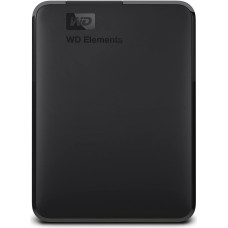 Western Digital Cietais disks HDD Western Digital  External HDD||Elements Portable|WDBU6Y0050BBK-WESN|5TB|USB 3.0|Colour Black|WDBU6Y0050BBK-WESN