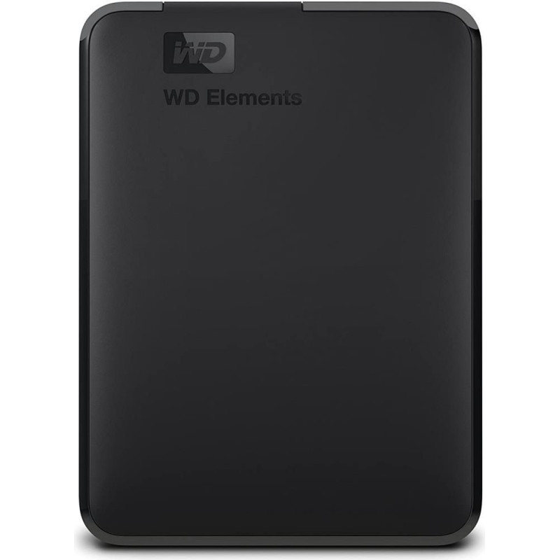 Western Digital Cietais disks HDD Western Digital  External HDD||Elements Portable|WDBU6Y0050BBK-WESN|5TB|USB 3.0|Colour Black|WDBU6Y0050BBK-WESN