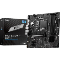 MSI Pamatplate Intel procesorsiem MSI  Mainboard||Intel B760 Express|LGA1700|Micro-ATX|Memory DDR4|Memory slots 4|2xPCI-Express 1x|1xPCI-Express 16x|2xM.2|1x15pin D-sub|1xHDMI|1xDisplayPort|4xUSB 2.0|1xUSB 3.2|1xUSB-C|2xPS/2|1xRJ45|3xAudio port|PROB760M-P