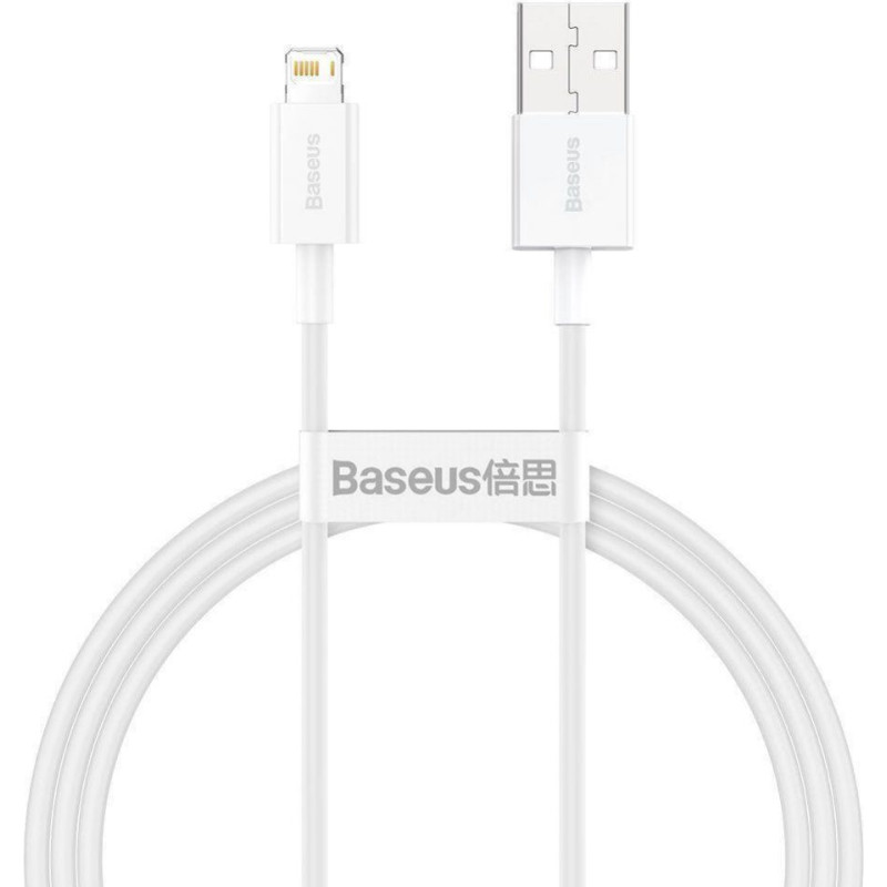 Baseus Kabelis Baseus  CABLE LIGHTNING TO USB 2M/WHITE CALYS-C02