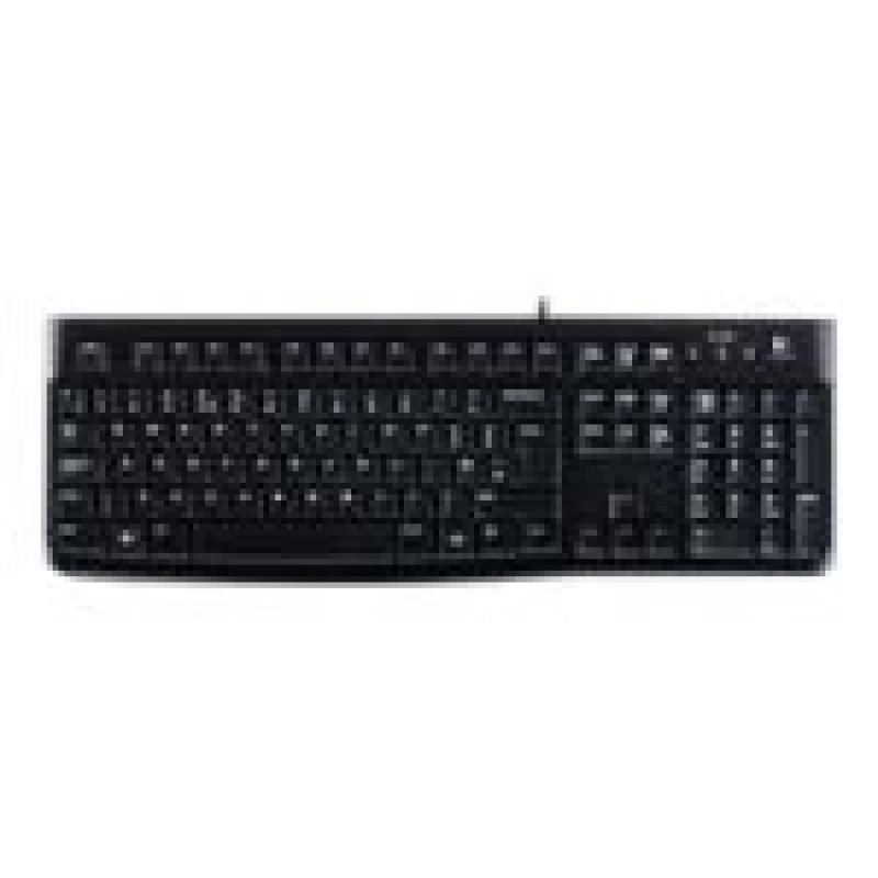 Logitech Datora tastatūra Logitech  LOGI K120 Corded Keyboard OEM US Black