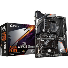 Gigabyte Pamatplate Intel procesorsiem Gigabyte  A520 AORUS ELITE 1.0 Processor family AMD, Processor socket AM4, DDR4 DIMM, Memory slots 4, Number of SATA connectors 4 x SATA 6Gb/s connectors, Chipset AMD A, ATX