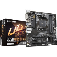 Gigabyte Pamatplate AMD procesorsiem Gigabyte  Mainboard||AMD B550|SAM4|Micro-ATX|Memory DDR4|Memory slots 4|1xPCI-Express 3.0 1x|1xPCI-Express 3.0 4x|1xPCI-Express 4.0 16x|2xM.2|1xDVI-D|1xHDMI|1xDisplayPort|4xUSB 2.0|4xUSB 3.2|1xPS/2|1xRJ45|3xAudio port|