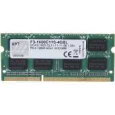 G.skill Operatīv atmiņa DDR4 G.Skill  NB MEMORY 4GB PC12800 DDR3/SO F3-1600C11S-4GSL