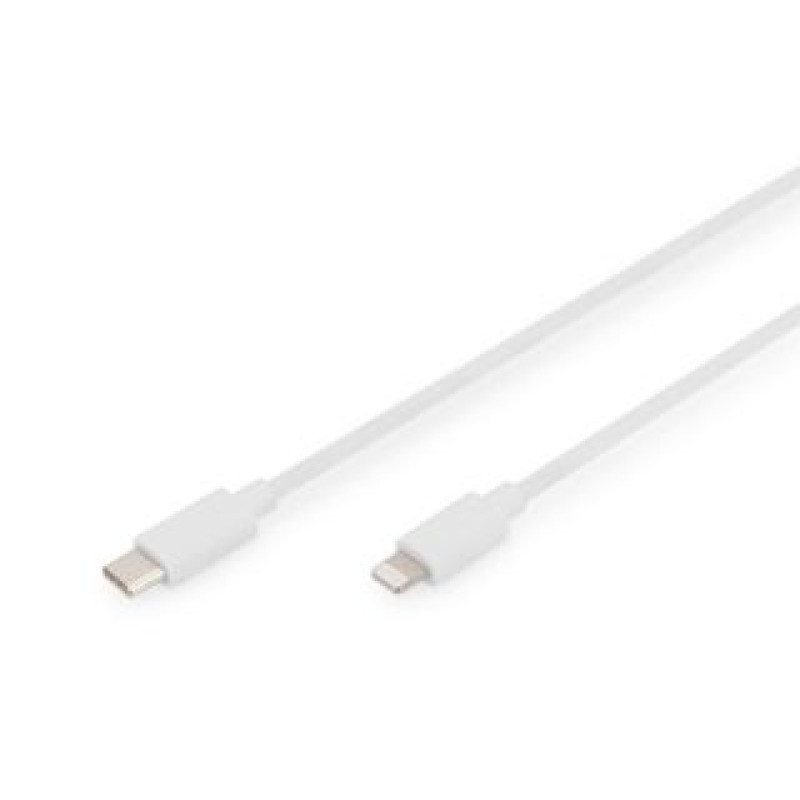 Digitus Kabelis Digitus  Lightning to USB-C data/charging cable DB-600109-020-W USB-C to Lightning, USB C, Apple Lightning 8-pin, 2 m