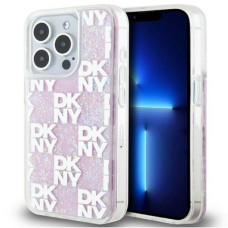 Dkny Aizmugurējais vāciņš DKNY Apple iPhone 15 Pro 6.1 hardcase Liquid Glitter Multilogo Pink