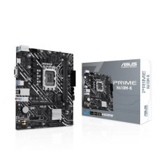 Asus Pamatplate Intel procesorsiem Asus  Mainboard||Intel H610|LGA1700|Micro-ATX|Memory DDR5|Memory slots 2|1xPCI-Express 3.0 1x|1xPCI-Express 4.0 16x|1xM.2|1x15pin D-sub|1xHDMI|4xUSB 2.0|2xUSB 3.2|1xPS/2|1xRJ45|3xAudio port|PRIMEH610M-K