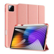 Dux Ducis Maciņš grāmata Dux Ducis Xiaomi Redmi Pad 7/7 Pro Domo Series Tri-fold Stand PU Leather Tablet Cover Pink