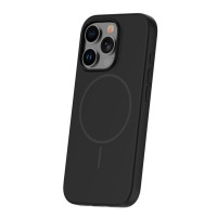 Ilike Aizmugurējais vāciņš iLike Apple iPhone 15 Pro Soft Touch Silicone case With Magnetic Black