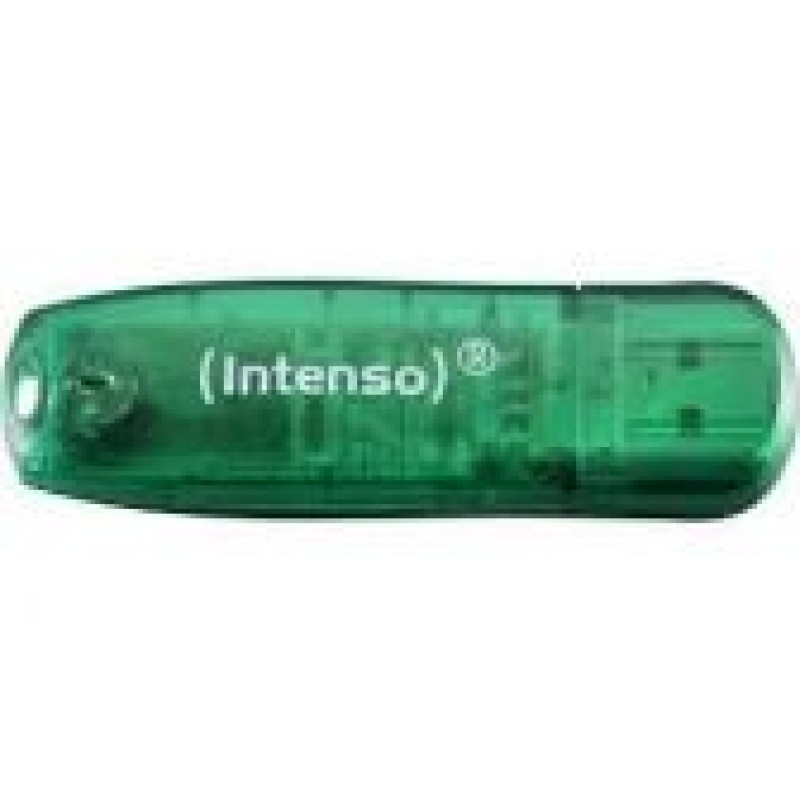 Intenso Zibatmiņa Intenso  MEMORY DRIVE FLASH USB2 8GB/GREEN 3502460