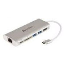 Sandberg Cita datorprece Sandberg  SANDBERG USB-C Dock HDMI+LAN+SD+USB 61W