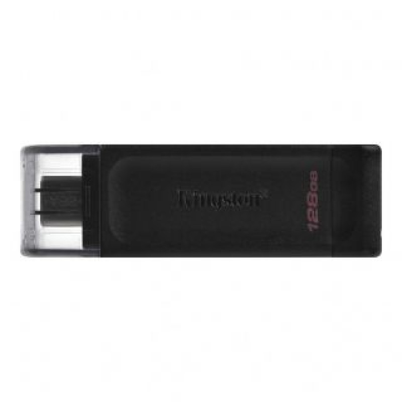 Kingston Zibatmiņa Kingston  USB Flash Drive DataTraveler 70 128 GB, USB 3.2 Gen 1 Type-C, Black