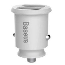 Baseus Auto lādētāji Baseus  rain Car Charger mini car charger 2x USB 3.1A white (CCALL-ML02) White