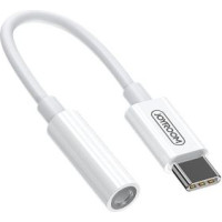 Joyroom Kabelis Joyroom  Joyroom headphone adapter 3.5mm mini jack (female) - USB Type C (male) white (SH-C1)