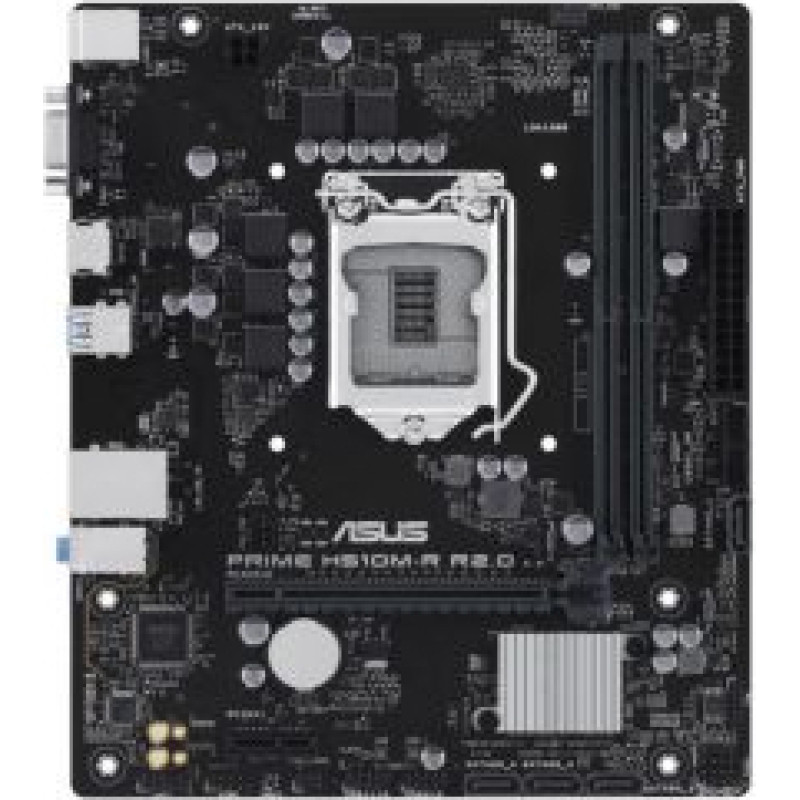 Asus Pamatplate Intel procesorsiem Asus  Mainboard||Intel H470 Express|LGA1200|Micro-ATX|Memory DDR4|Memory slots 2|1xPCI-Express 3.0 1x|1xPCI-Express 4.0 16x|1x15pin D-sub|1xHDMI|2xUSB 2.0|2xUSB 3.2|2xPS/2|1xRJ45|3xAudio port|PRIMEH510M-RR2.0-SI