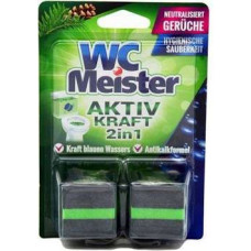WC Meister 2x50g tualetes skalošanas bloki ar priežu aromātu