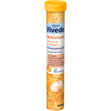 Elkos Vivede Multivitamīnu šķīstošās tabletes x17 102g