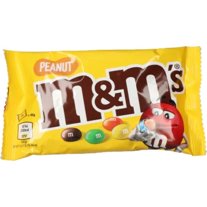 M&M's šokolādes dražejas ar zemesriekstu 45g