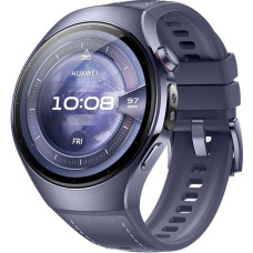Huawei Viedpulksteni Huawei  Watch 5 (46mm), Fluorelastomer Purple blue strap, Titanium body, Rates-L39L