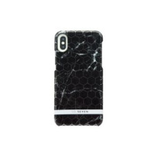 Soseven Aizmugurējais vāciņš SoSeven Apple iPhone X/XS Milan Case Hexagonal Marble Black