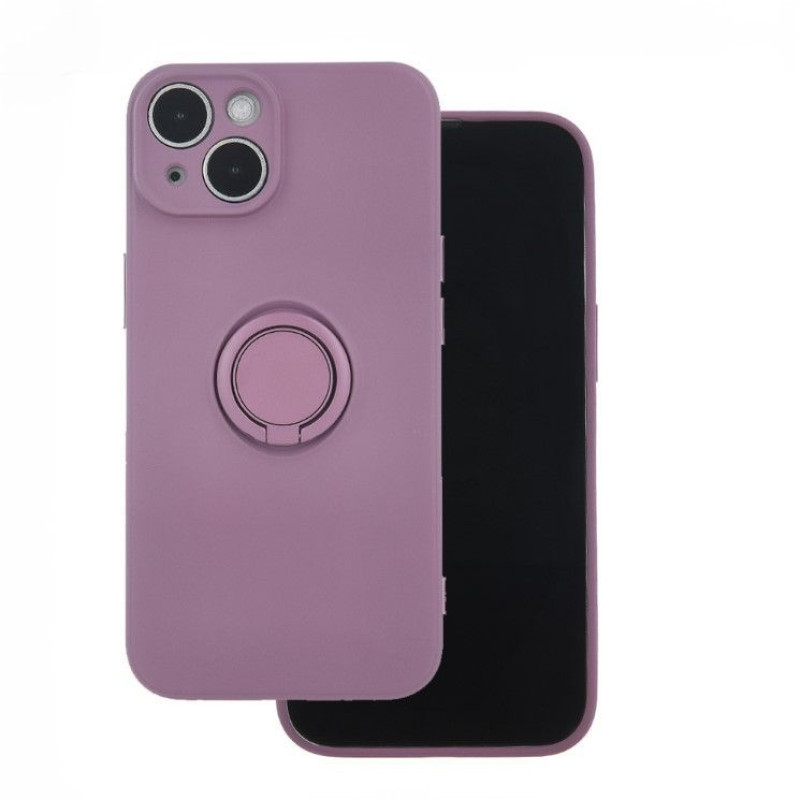 Ilike Aizmugurējais vāciņš iLike Samsung Galaxy A35 5G Finger Grip case Light Purple