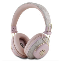 Guess Bezvadu austiņas Guess Universal PU 4G Metal Logo ENC Wireless Headphone