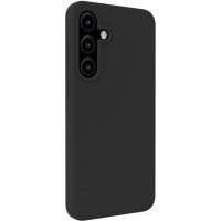 Evelatus Aizmugurējais vāciņš Evelatus Samsung Galaxy S25 Plus Premium Magnetic Soft Touch Silicone Case Black