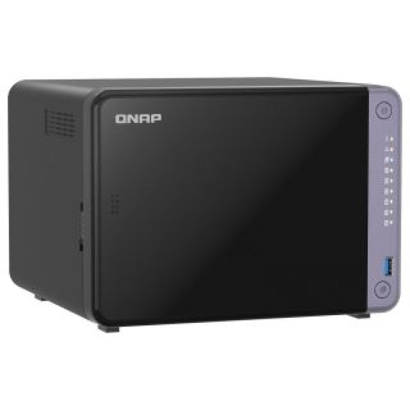Qnap Zibatmiņa QNAP  Cost-effective 6-bay 10GbE NAS | TS-632X-4G | Alpine | AL524 | Processor frequency 2 GHz | 4 GB | DDR4 SODIMM | 120W adapter (12VDC), 100-240VAC