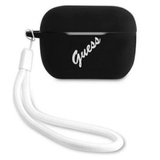 Guess Maciņš austiņām Guess Apple AirPods Pro cover Silicone Vintage Black