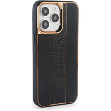 Ilike Aizmugurējais vāciņš iLike Apple iPhone 14 Pro Leather Case Customized Black