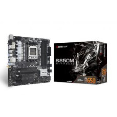 Biostar Pamatplate AMD procesorsiem BIOSTAR  Mainboard||AMD B650|SAM5|Micro-ATX|Memory DDR5|Memory slots 4|3xPCI-Express 4.0 1x|1xPCI-Express 4.0 16x|1xM.2|1xHDMI|1xDisplayPort|2xUSB 2.0|5xUSB 3.2|1xUSB-C|1xPS/2|1xRJ45|3xAudio port|2xWiFi antenna port|B65