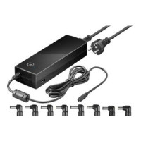 Goobay Kabelis Goobay  55004 Notebook Power Supply 134.5 W, Black