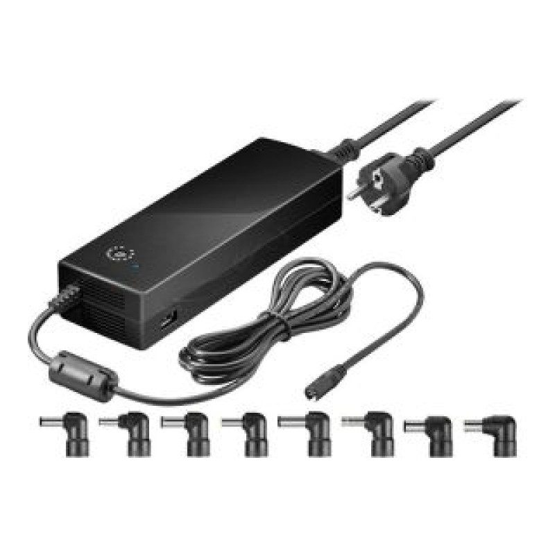 Goobay Kabelis Goobay  55004 Notebook Power Supply 134.5 W, Black