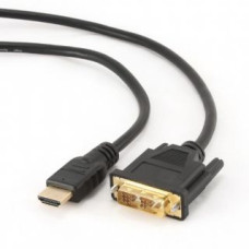 Gembird Monitoru piederums Gembird  HDMI to DVI cable (Single Link) 0.5 m