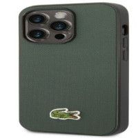 Lacoste Aizmugurējais vāciņš Lacoste Apple iPhone 14 Pro Iconic Petit Pique Logo Case Dark Green