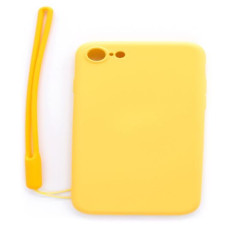 Evelatus Aizmugurējais vāciņš Evelatus - iPhone 7/8/SE2020/SE2022 Soft Touch Silicone Case with Strap Yellow