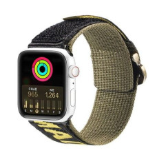Dux Ducis Siksniņa Dux Ducis  Strap (Outdoor Version) strap Apple Watch Ultra, SE, 8, 7, 6, 5, 4, 3, 2, 1 (49, 45, 44, 42 mm) Black Yellow