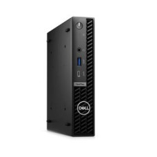 Dell Personālais dators Dell  PC||OptiPlex|Micro Form Factor 7020|Micro|CPU Core i3|i3-14100T|2700 MHz|RAM 8GB|DDR5|5600 MHz|SSD 512GB|Graphics card Integrated Graphics|Integrated|ENG|Linux|Included Accessories  Optical Mouse-MS116 - Black, Multimedia Wir