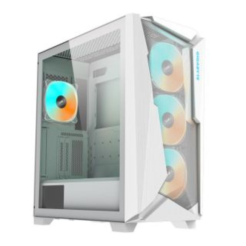 Gigabyte Datoru korpusi Gigabyte  Case||C301GW V2|MidiTower|Case product features Transparent panel|Not included|ATX|EATX|MicroATX|MiniITX|Colour White|C301GWV2