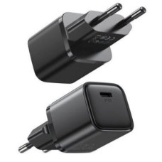 Joyroom Adapteris Joyroom  Fast wall charger USB Type C 20W Power Delivery Quick Charge 3.0 AFC black (L-P202 Black