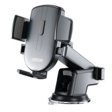 Joyroom Auto turētājs Joyroom  Car phone holder with telescopic extendable arm for dashboard and windshield Black