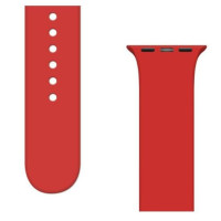Ilike Siksniņa iLike  Strap APS Silicone Watch Band 8/7/6/5/4/3/2 / SE (41/40 / 38mm) Strap Watchband Red