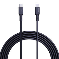 Aukey Kabelis Aukey  Cable Aukey CB-SCC102 USB-C to USB-C 1.8m (black)