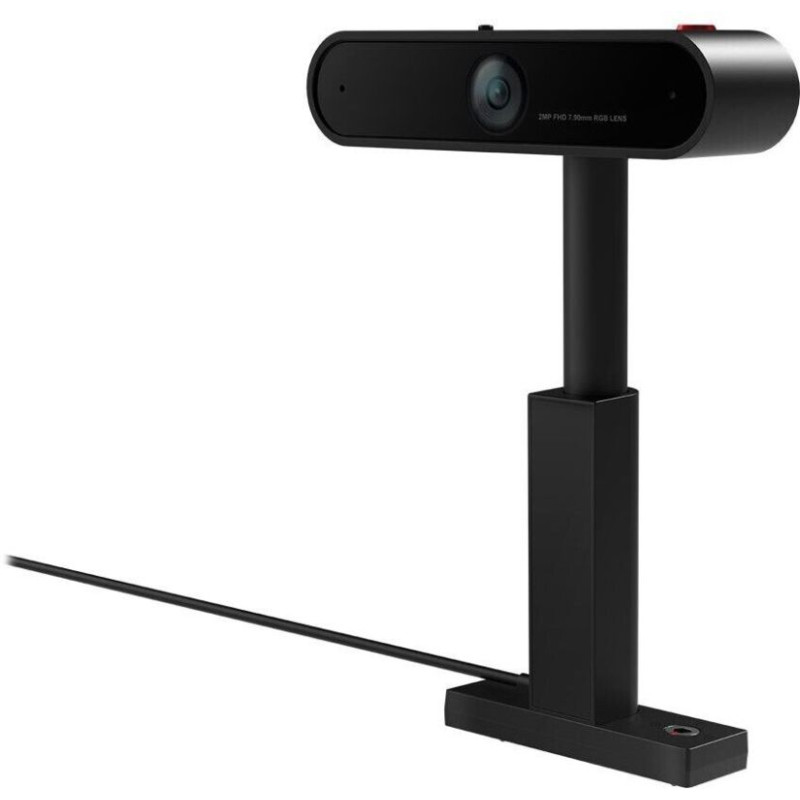 Lenovo Web kamera Lenovo  ThinkVision MC50 Monitor Webcam Black, 1080p RGB clear video image. Comfortable set up with lift, tilt and swivel function. Built in dual microphones with noise cancellation functionality. Physical camera shutter. Plug and play U