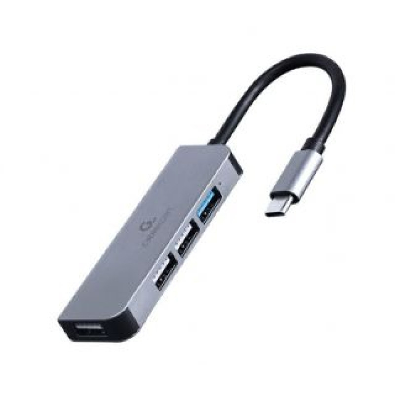 Gembird Parveidotājs Gembird  I/O HUB USB-C 4PORT/UHB-CM-U3P1U2P3-01