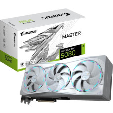 Gigabyte Grafiskās karte / Video kartes Gigabyte  Graphics Card||NVIDIA GeForce RTX 5080|16 GB|GDDR7|256 bit|PCIE 5.0 16x|GPU 2617 MHz|Dual Slot Fansink|1xHDMI|3xDisplayPort|GV-N5080AORUSMICE-16GD