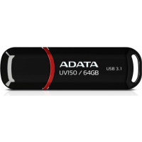 Adata Zibatmiņa ADATA  MEMORY DRIVE FLASH USB3.1 64GB/BLACK AUV150-64G-RBK