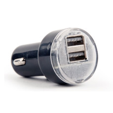 Energenie Kontrolieris EnerGenie  2-port USB car charger EG-U2C2A-CAR-02 Black, 2.1 A